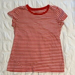 Gap Red and White Stripe Tee
